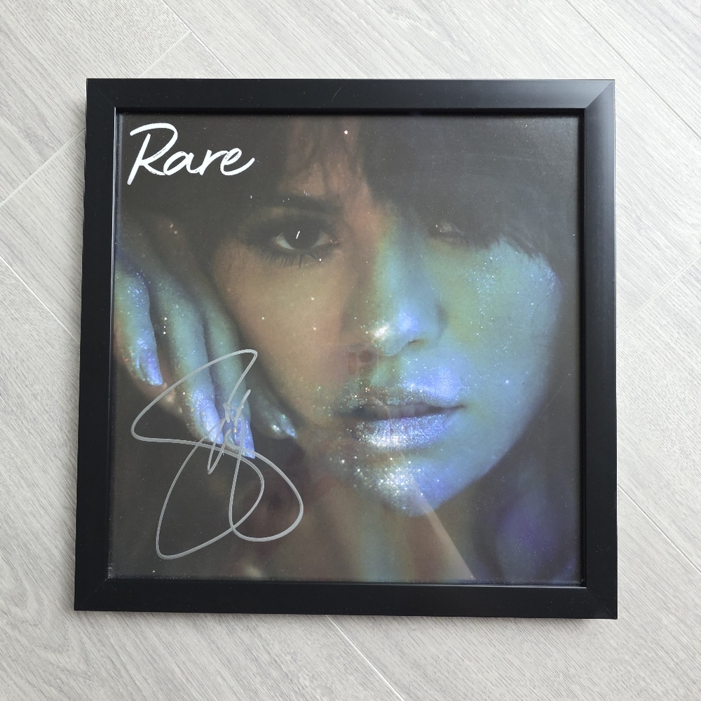 Selena Gomez Signed Rare Framed Lithograph